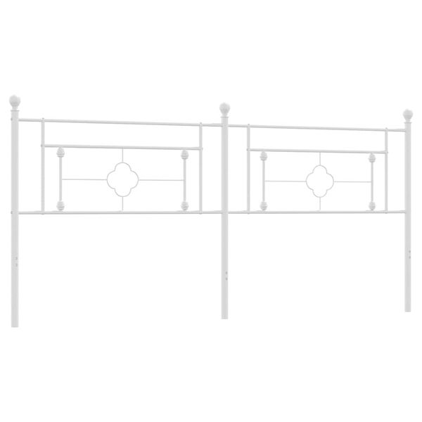 vidaXL feh&eacute;r f&eacute;m csere fejt&aacute;mla 200 cm