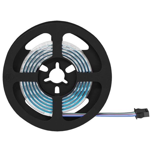 vidaXL LED szalag 4 pcs Fekete &eacute;s &Aacute;tl&aacute;tsz&oacute; 120 x 0,8 x 0,3 cm