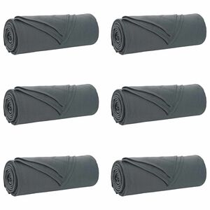 vidaXL Takar&oacute;k 6 db S&ouml;t&eacute;tsz&uuml;rke 210 x 140 cm 2.56 kg Gyapj&uacute;