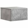 vidaXL Fali &eacute;jjeli szekr&eacute;ny Betonsz&uuml;rke 49 x 34,5 x 20 cm Szerelt Fa
