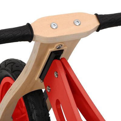 vidaXL piros egyensúlyozó-kerékpár gyerekeknek felfújható kerekekkel