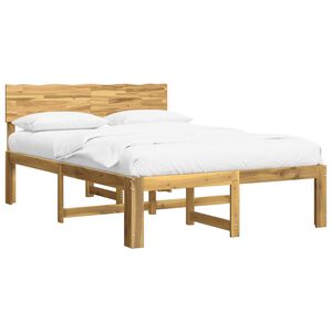 vidaXL Dupla &aacute;gykeret fejt&aacute;ml&aacute;val ROSTOCK Feh&eacute;r 120 x 200 cm