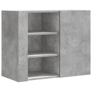 vidaXL betonsz&uuml;rke szerelt fa faliszekr&eacute;ny 75 x 35 x 60 cm