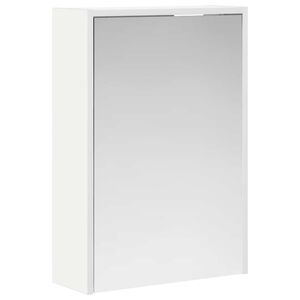 vidaXL F&uuml;rdőszobai t&uuml;k&ouml;rszekr&eacute;ny Feh&eacute;r 43 x 16 x 62.5 cm Faanyag