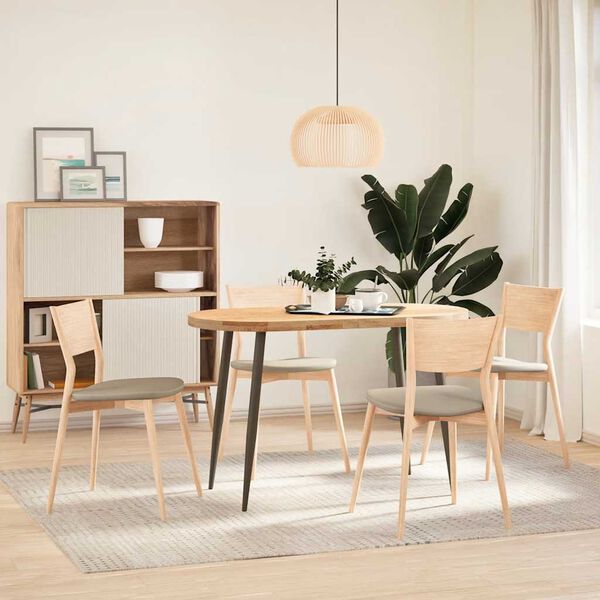 vidaXL 4 db kúpos alakú natúr acél konzolasztal láb 72-73 cm