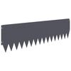 vidaXL Fűszeg&eacute;lyez&eacute;s 20 pcs 103 x 30 cm Ac&eacute;l Antracitsz&uuml;rke