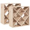 vidaXL Bor&aacute;gas 2 db Term&eacute;szetes 62 x 25 x 62 cm T&ouml;m&ouml;r fenyőfa
