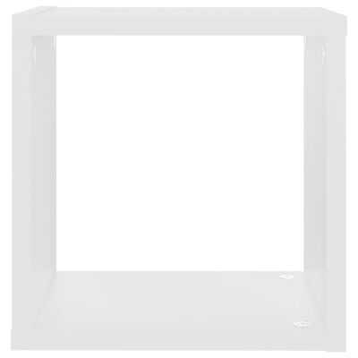 vidaXL 2 db fehér fali kockapolc 26 x 15 x 26 cm