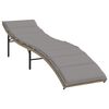vidaXL b&eacute;zs polyrattan napoz&oacute;&aacute;gy p&aacute;rn&aacute;val 55x199x50 cm
