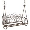 vidaXL Hinta Pad Ac&eacute;l 112 x 60 x 126,5 cm Antik Barna