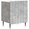 vidaXL &Eacute;jjeliszekr&eacute;ny Betonsz&uuml;rke 43 x 34,5 x 52 cm Szerelt Fa