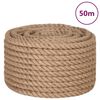 vidaXL 100% juta k&ouml;t&eacute;l 20 mm 50 m
