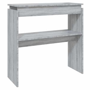 vidaXL sz&uuml;rke sonoma sz&iacute;nű szerelt fa t&aacute;lal&oacute;asztal 80 x 30 x 80 cm
