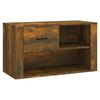 vidaXL f&uuml;st&ouml;s t&ouml;lgy sz&iacute;nű szerelt fa cipősszekr&eacute;ny 80x35x45 cm