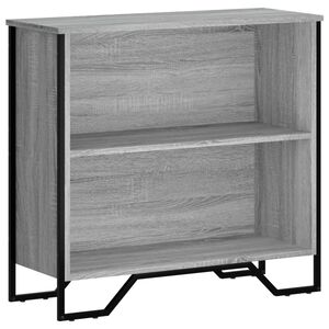 vidaXL sz&uuml;rke sonoma sz&iacute;nű szerelt fa k&ouml;nyvespolc 80 x 31 x 74,5 cm