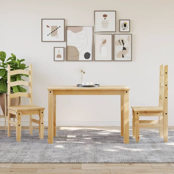 vidaXL Corona 2 db tömör fenyőfa étkezőszék 42 x 47 x 107 cm