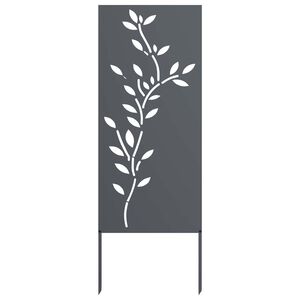 vidaXL Kertv&eacute;dő v&aacute;szon Antracit 50 x 140 cm Hidegen hengerelt ac&eacute;l
