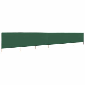 vidaXL z&ouml;ld 6-paneles sz&ouml;vet sz&eacute;lellenző 800 x 80 cm