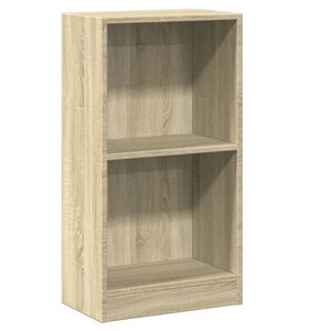 vidaXL sonoma-t&ouml;lgy sz&iacute;nű forg&aacute;cslap k&ouml;nyvespolc 40 x 24 x 75 cm
