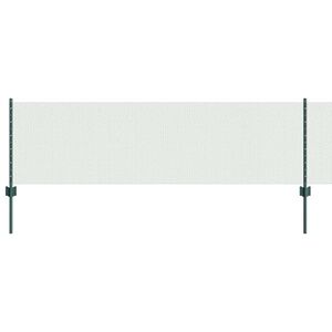vidaXL Hatsz&ouml;gletű ker&iacute;t&eacute;s oszlopokkal 25 x 0,6 m PVC-bevonatos ac&eacute;l