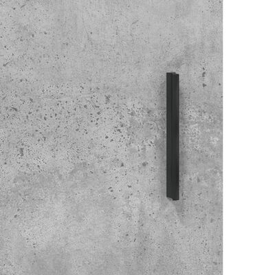 vidaXL betonszürke szerelt fa magasszekrény 34,5x34x180 cm