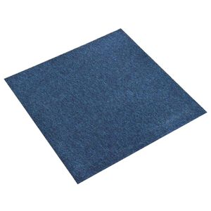 vidaXL Szőnyeg 20 pcs S&ouml;t&eacute;t k&eacute;k 50 x 50 cm 100% Polipropil&eacute;n
