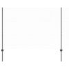 vidaXL Hatsz&ouml;gletű ker&iacute;t&eacute;s oszlopokkal 50 x 1,5 m PVC-bevonatos ac&eacute;l