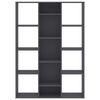 vidaXL szürke forgácslap térelválasztó/könyvszekrény 100 x 24 x 140 cm