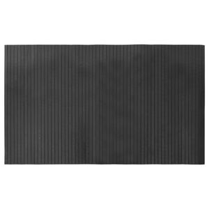 vidaXL n&eacute;gysz&ouml;gletű sz&uuml;rke bambusz szőnyeg 60 x 100 cm