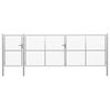 vidaXL ezüst színű acél kerti kapu 500 x 150 cm