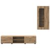 vidaXL TV szekr&eacute;ny garnit&uacute;ra fi&oacute;kkal FLORIN Artisan t&ouml;lgy Faanyag