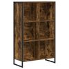 vidaXL K&ouml;nyvespolc 99.5 x 30 x 108.5 cm Szerelt Fa F&uuml;st&ouml;s t&ouml;lgy