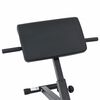 vidaXL Hyperextension pad Fekete 100.5 x 70 x 78 cm Porsz&oacute;rt ac&eacute;l