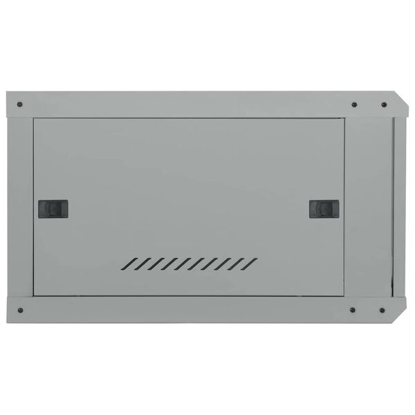 vidaXL H&aacute;l&oacute;zati szekr&eacute;ny t&aacute;rol&oacute;val Sz&uuml;rke 60 x 60 x 35 cm Ac&eacute;l