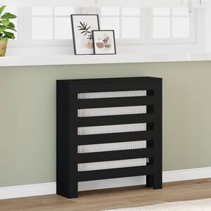 vidaXL fekete szerelt fa radi&aacute;torburkolat 78 x 20 x 82 cm