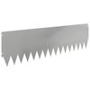 vidaXL Fűszeg&eacute;lyez&eacute;s 10 db 103 x 30 cm Ac&eacute;l Ez&uuml;st
