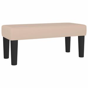 vidaXL cappuccino műbőr pad 70 x 30 x 30 cm