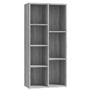 vidaXL sz&uuml;rke sonoma sz&iacute;nű k&ouml;nyvszekr&eacute;ny 50 x 25 x 106 cm