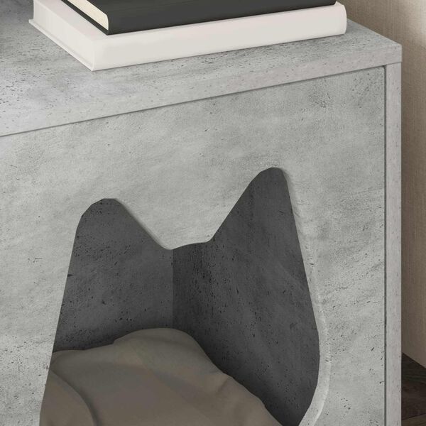 vidaXL Macska H&aacute;z Beton 42,5 x 40 x 53,5 cm Faanyag