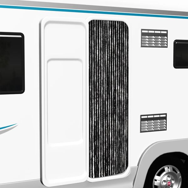 vidaXL antracitszürke zsenília rovarfüggöny 56 x 185 cm