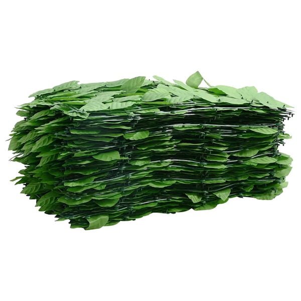 vidaXL zöld leveles erkélyparaván 200 x 75 cm