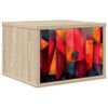 vidaXL Fali &eacute;jjeli szekr&eacute;ny HEESCH Sonoma T&ouml;lgy 36 x 33 x 25 cm