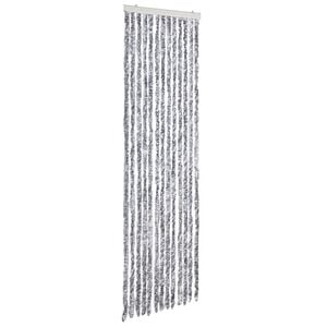 vidaXL feh&eacute;r &eacute;s sz&uuml;rke zsen&iacute;lia rovarf&uuml;gg&ouml;ny 56 x 185 cm