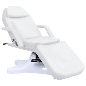 vidaXL feh&eacute;r massz&aacute;zsasztal 180 x 62 x (86,5-118) cm
