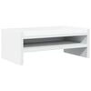 vidaXL feh&eacute;r szerelt fa monitor&aacute;llv&aacute;ny 42 x 24 x 16 cm