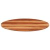 vidaXL kerek tömör akácfa asztallap 15-16 mm 80 cm