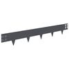 vidaXL Fűszeg&eacute;lyez&eacute;s 50 pcs 100 x 15 cm Ac&eacute;l Antracitsz&uuml;rke