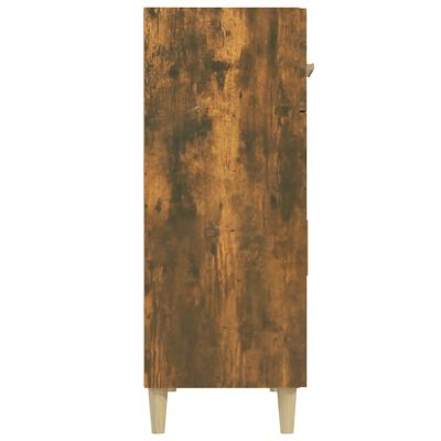 vidaXL füstös tölgyszínű szerelt fa tálalószekrény 69,5 x 34 x 89 cm