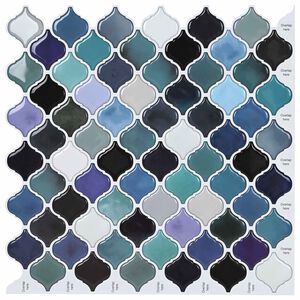 vidaXL L&aacute;mp&aacute;s csempe 50 db K&eacute;k Z&ouml;ld 27 x 27 cm Poliuret&aacute;n &eacute;s PET