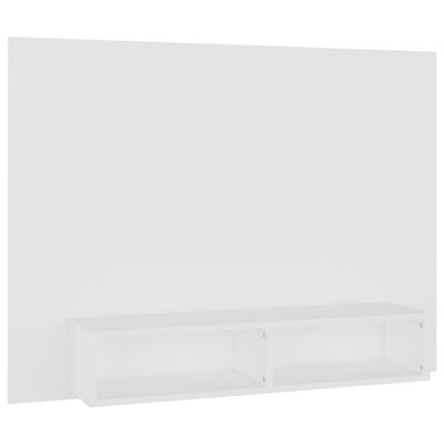 vidaXL fehér fali forgácslap TV-szekrény 120 x 23,5 x 90 cm